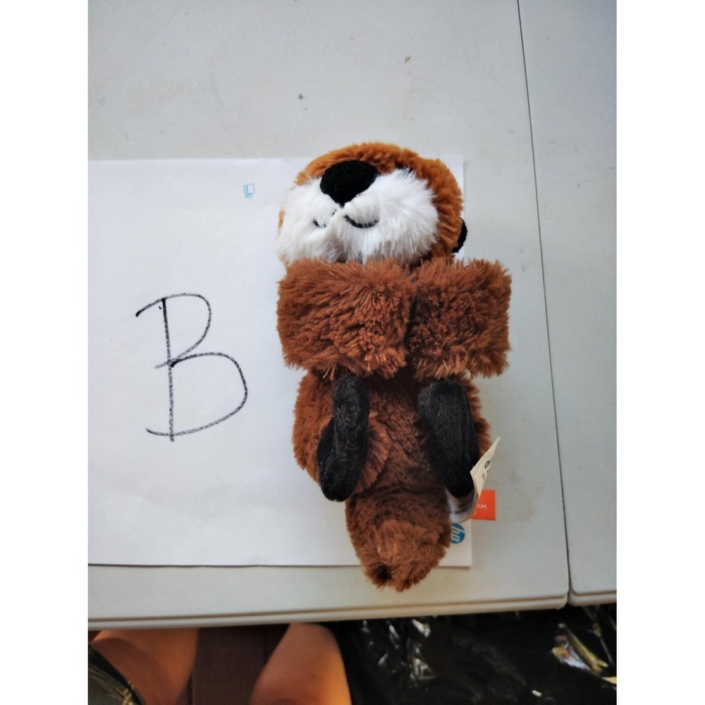 Wild Republic Plush Sea Otter Small Brown White Muzzle Realistic Stuffed Animal